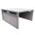 Automatic robot lawnmower canopy wooden house flat roof solid wood gray 80x70x38 cm