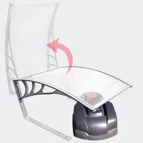   Automata robot fűnyíró előtető  lehajtható védtetővel  795 x 350 x 1040 mm