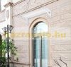 Canopy 100x60 cm white frame colorless cavity chamber polycarbonate roof sheet ZENN type canopy C type arm