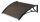 The larger-than-usual canopies 150x120 black frame bronze cavity chamber polycarbonate semi-canopy type C arm for example over front doors or windows