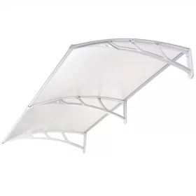 Előtető 240x100cm fehér keret áttetsző