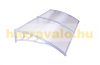 Canopy polycarbonate 240x100 gray frame translucent cavity roof entrance door or windows main B type lever 