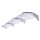 Canopy 300x60 cm gray frame colorless cavity chamber polycarbonate roof sheet ZENN type canopy C type arm 
