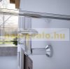 Rozsdamentes üveg féltető előtető 250x90cm letisztult modern megjelenés