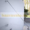 Glass roof canopy 250x90cm Clean modern look with stainless brackets