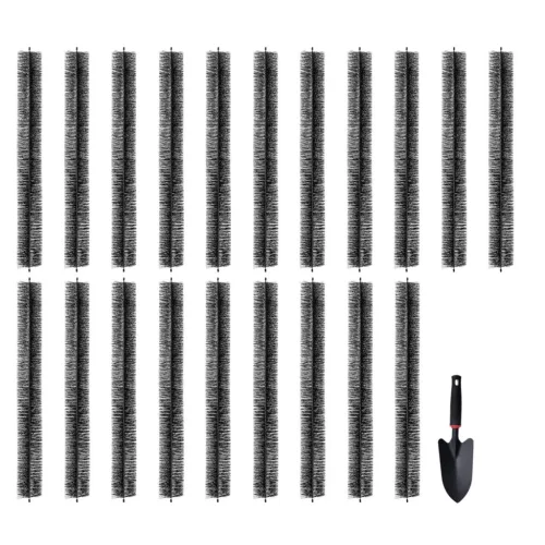 Ereszcsatorna-védő kefe 18,3 m, Ø 110 mm, 20 darabos készlet ereszcsatorna levélfogó 