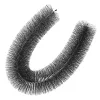 Ereszcsatorna-védő kefe 18 m, Ø 13,3 cm, 20 darabos készlet ereszcsatorna levélfogó