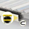 Ereszcsatorna kefe 96 cm hosszú, 11 cm átmérő, 5 db-os készlet ereszcsatorna védőkefe, levélfogó