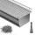 Alumínium ereszcsatorna védőrács 31,7 méter lefedésére 26 db x 1220 × 127 mm levélfogó