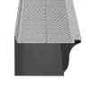 Alumínium ereszcsatorna védőrács 31,7 méter lefedésére 26 db x 1220 × 127 mm levélfogó