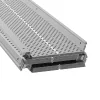 Alumínium ereszcsatorna védőrács 31,7 méter lefedésére 26 db x 1220 × 127 mm levélfogó 