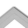 Alumínium ereszcsatorna védőrács 31,7 méter lefedésére 26 db x 1220x152 mm alumínium levélfogó