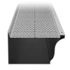 Alumínium ereszcsatorna védőrács 63,4 méter lefedésére 52 db x 1220x152 mm 