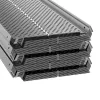 Alumínium ereszcsatorna védőrács 63,4 méter lefedésére 52 db x 1220x152 mm 