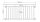 French balcony railing white powder-coated steel railing 184x90 cm