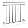 Erkélykorlát rozsdamentes franciaerkély saválló acél korlát 100x90 cm inox