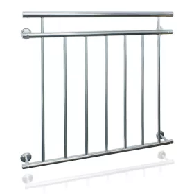   Erkélykorlát rozsdamentes franciaerkély saválló acél korlát 100x90 cm inox
