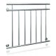 Balcony railing stainless French balcony acid-proof steel railing 100x90 cm inox