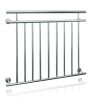 Balcony railing stainless French balcony acid-proof steel handrail 128x90 cm inox