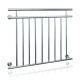 Balcony railing stainless French balcony acid-proof steel handrail 128x90 cm inox