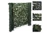 Plastic fence for balcony for fence privacy barrier 300x100 cm green artificial leaves covering net with lifelike woven leaves dark color