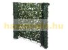 Plastic fence for balcony for fence privacy barrier 300x100 cm green artificial leaves covering net with lifelike woven leaves dark color