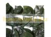 Plastic fence for balcony for fence privacy barrier 300x100 cm green artificial leaves covering net with lifelike woven leaves dark color