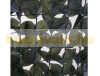 Plastic fence for balcony for fence privacy barrier 300x100 cm green artificial leaves covering net with lifelike woven leaves dark color