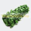 Balcony cover, fence cover anti-sight plain, green artificial hedge railing cover net with lifelike woven leaves 300x150 cm for fences, balconies, leaf shape