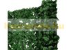 Plastic hedge for balcony fence anti-sight 300x100 cm dark green artificial leaves covering net true to life 