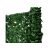 Műsövény erkélyre kerítésre belátásgátló sötétzöld műlevelek takaró háló élethű 300x150 cm