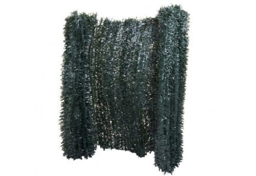 Plastic hedge for balcony fence anti-sight 300x100 cm dark green pine effect artificial needles covering net lifelike