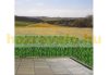 Plastic hedge for balcony fence anti-sight 300x150 cm light green artificial leaves covering net lifelike 