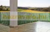 Plastic hedge for balcony fence anti-sight 300x100 cm light green pine effect artificial needles covering net lifelike 