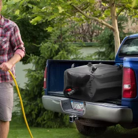   Esővízgyűjtő 540 liter összecsukható és hordozható víztároló, esővízgyűjtő zsák