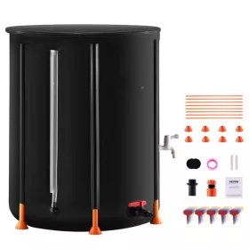 Összecsukható esővízgyűjtő hordó 250 literes tartály