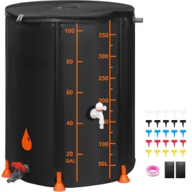   Esővíztartály 379 liter összecsukható esővíztartály esővízgyűjtő hordó