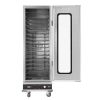 Professzionális ételmelegítő szekrény 16 szintes, rozsdamentes acél, 1800W teljesítmény