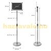 Poster holder menu holder A3 size with aluminum frame, stainless steel frame