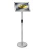 Poster holder menu holder A4 size with aluminum frame, stainless steel frame