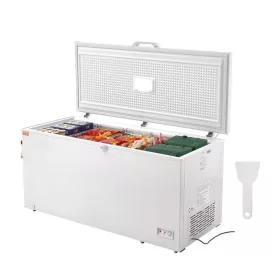   Ipari fagyasztó 488 liter fagyasztóláda 4 kivehető kosár, szabadon álló kereskedelmi mélyhűtőláda