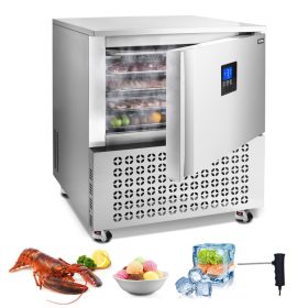   Ipari sokkoló hűtő 114 liter kereskedelmi gyorshűtő 5 tálcás 