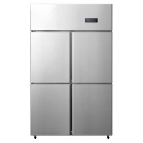   Ipari hűtőszekrény 780 liter hűtő és fagyasztó 4 ajtós 272W