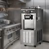 Professzionális fagyigép 34–44 liter/óra kapacitás, 1850W, 3 íz, rozsdamentes acél, LED vezérlőpanel