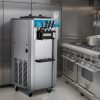 Csavaros fagyigép 21–31 liter/óra teljesítménnyel fagylaltkészítő gép 3 ízesítéssel 