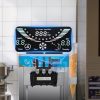 Csavaros fagyigép 21–31 liter/óra teljesítménnyel fagylaltkészítő gép 3 ízesítéssel 