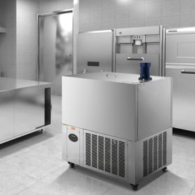   Ipari jégkrémkészítő gép  4 formás, 120 darabos pálcikás jégkrémkészítő rozsdamentes acél fagylaltkészítő