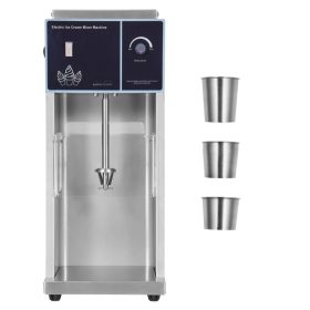   Professzionális fagylalt- és turmixgép 400W rozsdamentes acél fagyigép