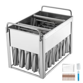   Ipari jégkrém formakészlet 40 darab rozsdamentes acél jégkrémforma hengeres formával