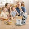 Fagylaltgép és konyhai robotgép 1,7 liter, 1400W, 6 fokozat, LED kijelzővel